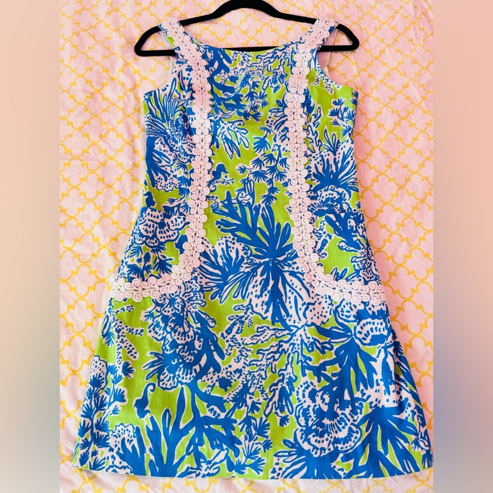NWOT- Lilly Pulitzer-size 4 mid length dress- excellent condition